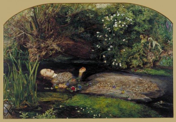 Ophelia 1851-2 by Sir John Everett Millais, Bt 1829-1896